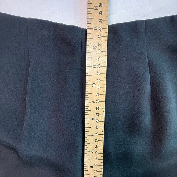 VTG Josephine Chaus 100% Silk Black Dress Pants – Size 10 (Fits Modern 6/8) - Picture 8 of 12